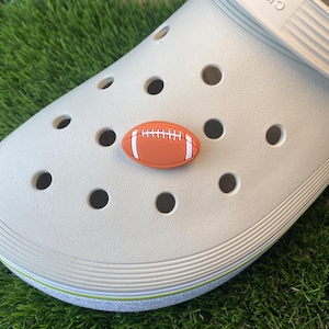 American Football Clog Charm Football Shoe Accessory Sports Charms for Clogs Game Day Gift for Football Fan Football Ball Helmet Clog Plug