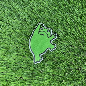 Frog Fusion Dance Patch Embroided Patches Meme Patch Iron On Patches for Clothing Animal Patch Animal Lover Animal Gift Funny Patch Froggy