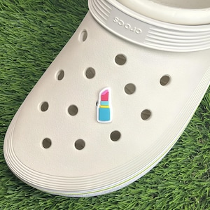 Lipstick Clog Charm Makeup Shoe Charm Beauty Lover Gift Cosmetic Accessories Fashion Charm for Clogs Makeup Artist Shoe Accessory Women