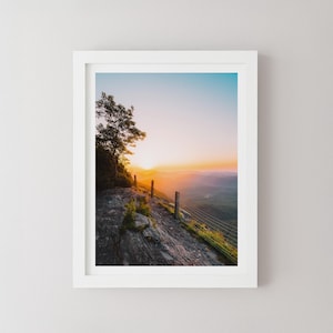 Whiteside Mountain, Blue Ridge Mountains Print, Landscape Photography, Mountain Wall Art, North Carolina Photography, Mountain Overlook