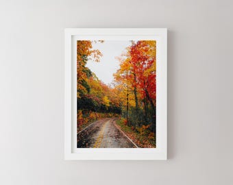 Blue Ridge Parkway Herbst, Blue Ridge Mountains Druck, Landschaft Fotografie, Berg Wandkunst, North Carolina Fotografie, Herbst Fotografie