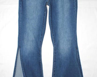 Artikel der Gesellschaft Bridgette Flare Split Hem Denim Jeans Größe 9