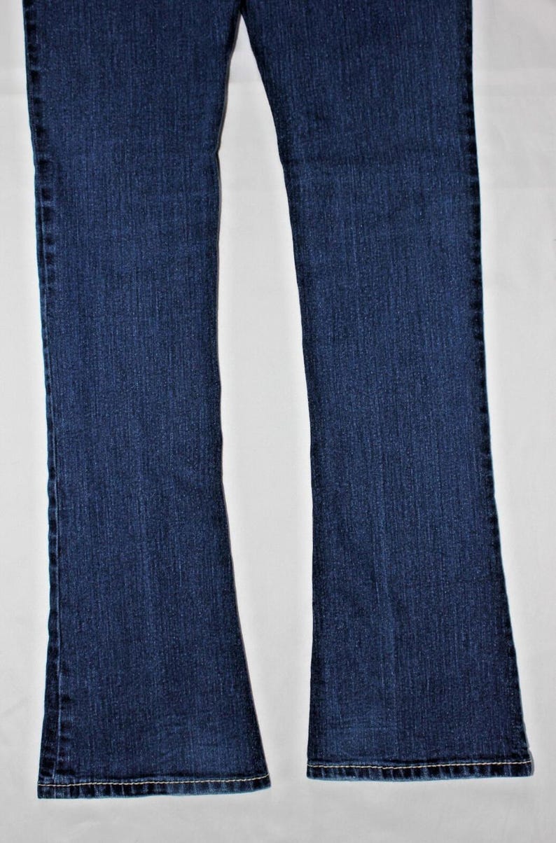 Womens SEVEN7 Rocker Slim Rhinestone Jeans Size 25 Dark Wash RN#109890 image 15