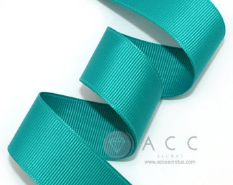 5Yards Turquoise Solid Grosgrain Ribbon - 5mm(2/8''), 10mm(3/8''), 15mm(5/8''), 25mm(1''), and 40mm(1 1/2'')