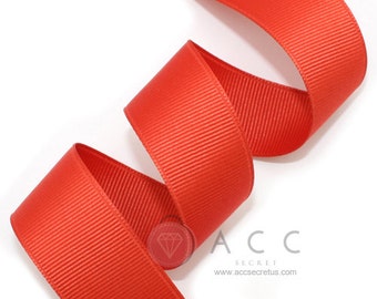 5Yards Brick Red Solid Grosgrain Ribbon - 5mm(2/8''), 10mm(3/8''), 15mm(5/8''), 25mm(1''), and 40mm(1 1/2'')