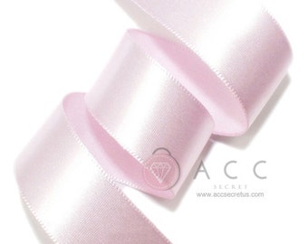 5Yards Light Pink Single Faced Satin Ribbon - 5mm(2/8''), 10mm(3/8''), 15mm(5/8''), 25mm(1''), 40mm(1 1/2''), and 50mm(2'')
