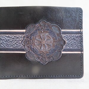 Portefeuille en cuir /* Plus grande capacité pour les cartes/ Unique en son genre