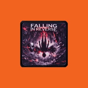 Falling In Reverse Patch - Into The Void - Printed - 7.5 x 7.5 cm Square - New