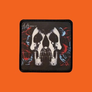 Deftones Patch - Självgivet album - Tryckt - 7,5 x 7,5 cm fyrkantigt - Nytt