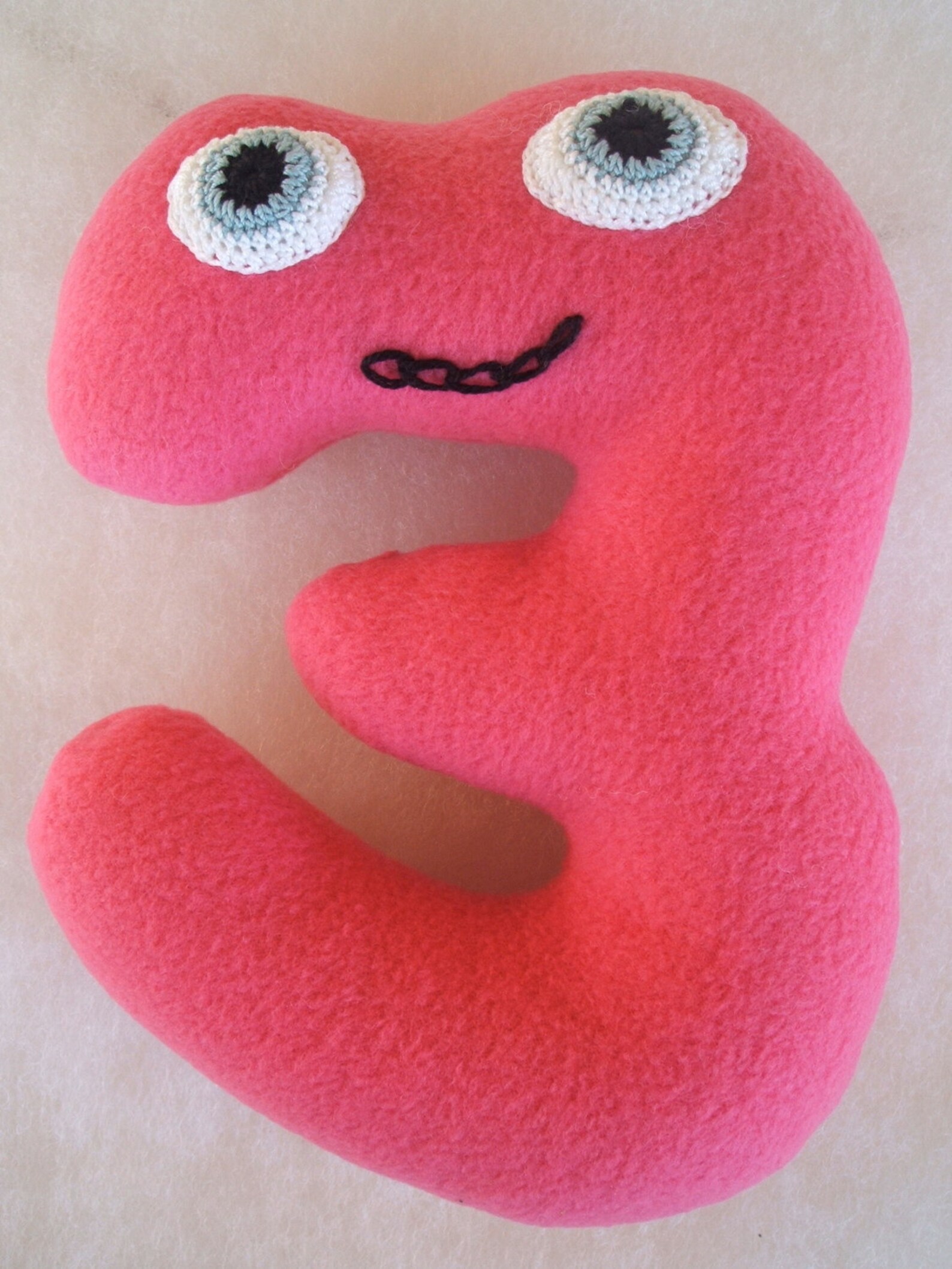 Handmade soft toy number set 0 to 9 large 9inch / 23 cm safe Etsy