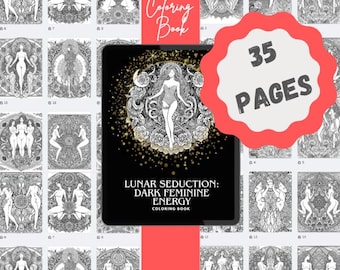 Activité calme PDF à colorier | Silhouettes sensuelles Zentangle pour soulager l'anxiété, réduire le stress et prendre conscience de son corps | Téléchargement numérique instantané