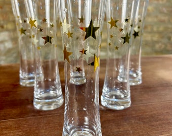 Gold Star Cocktail Shooters - Set of 6