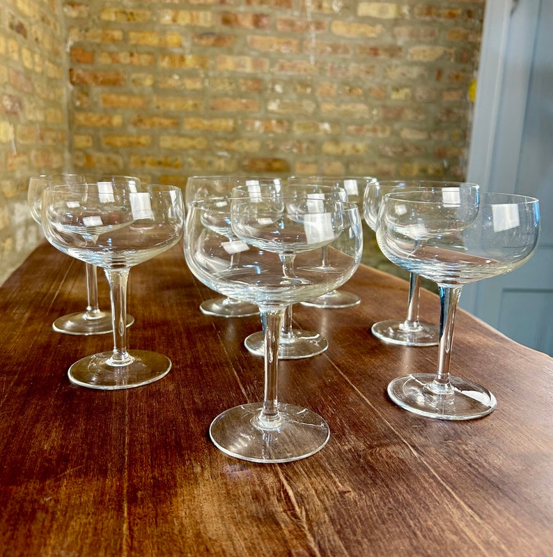 Champagne Coupes Set of 8 image 3