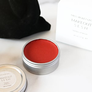 Lip Tint Balm, lip stain, red lip balm, natural makeup, vegan makeup