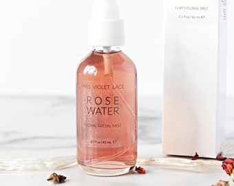 Rosewater Face Mist, Body Mist, Rose Hair Mist, Rose Water, 100% Natural - Vegan - Cruelty Free