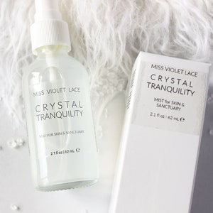 Crystal Tranquility Spray, natural body mist 100% natural vegan cruelty free image 2