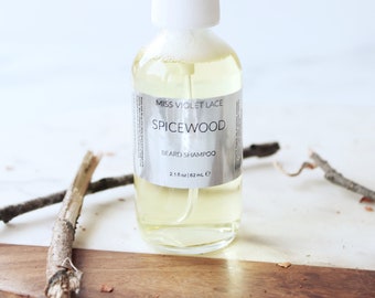 Spicewood Beard Shampoo - Natural Face Wash for Men - 100% natural - vegan - cruelty free