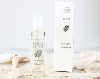 Coconut Perfume, Beachy Perfume, Tropical Perfume Colone Unisex, 100% Natural - Vegan - Cruelty Free