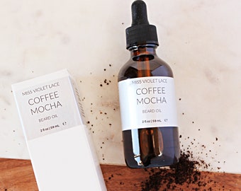 Coffee Beard Oil, Patchouli Beard Oil, Vegan Beard Oil, Natural Beard Oil, 100% Natural - Vegan - Cruelty Free