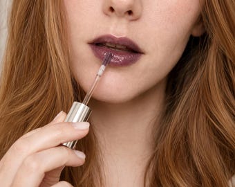 Berry Purple Tinted Lip Balm · Black Plum Vegan Lip Butter