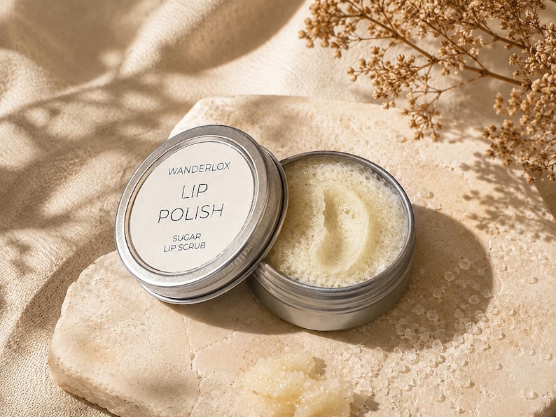 Sugar Lip Scrub · Vegan Lip Polish with Shea Butter Bild 1