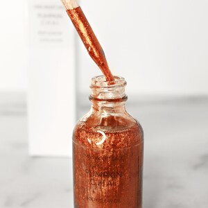 Pumpkin Spice Shimmer, Autumn body oil, fall chai body oil moisturizer, natural & vegan image 2