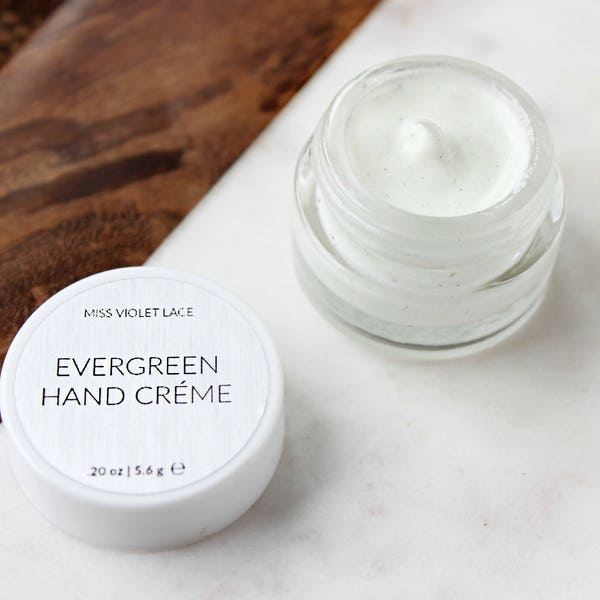 50% OFF Evergreen Hand Lotion SAMPLE | Woodland Hand Cream | Natural + vegan manicure lotion