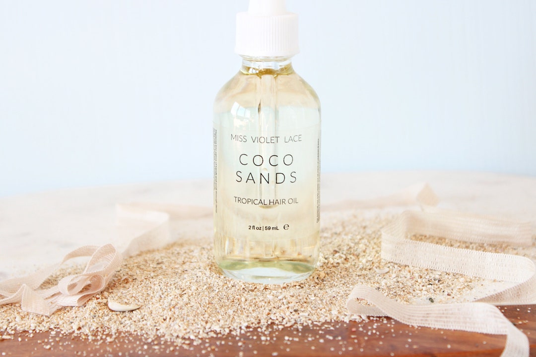 Coconut Hair Oil Natural Hair Oil Vegan Hair Oil Hair Etsy