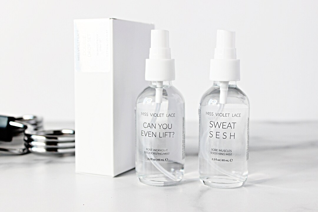 Workout Sprays Set, Deodorizing Mist Magnesium Sore Muscle Spray