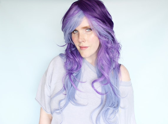 Etsy purple clearance wig