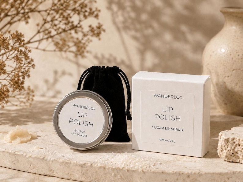 Sugar Lip Scrub · Vegan Lip Polish with Shea Butter Bild 3