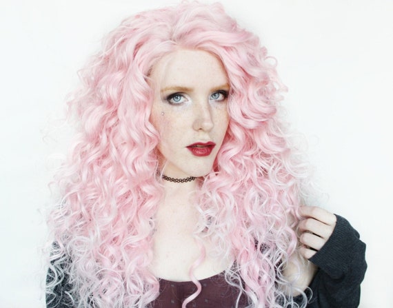 pastel pink scene hair