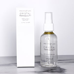 Crystal Tranquility Spray, natural body mist 100% natural vegan cruelty free image 3