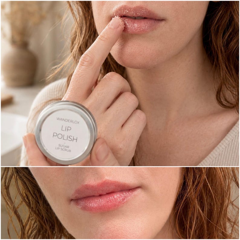 Sugar Lip Scrub · Vegan Lip Polish with Shea Butter Bild 2