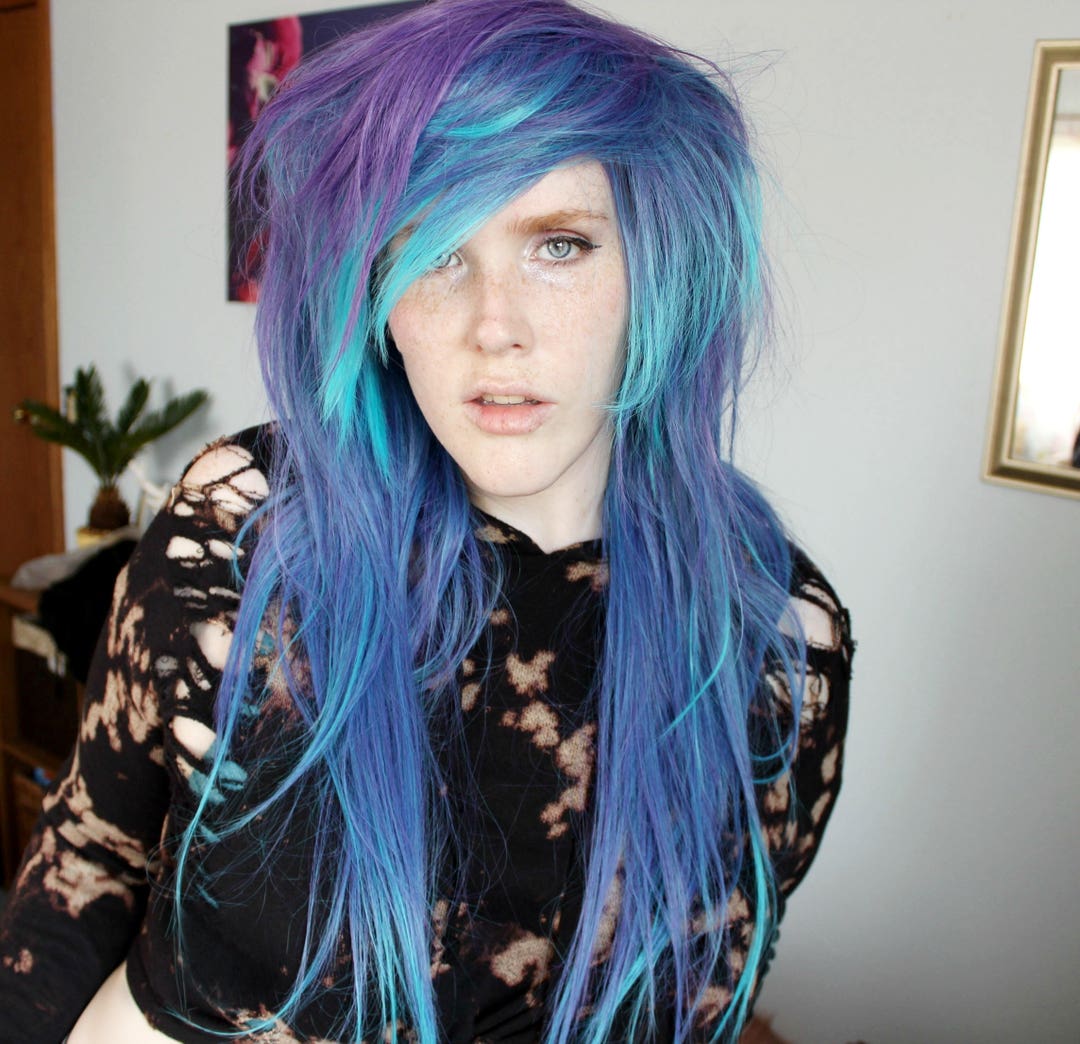 Purple wig ebay uk hot sale