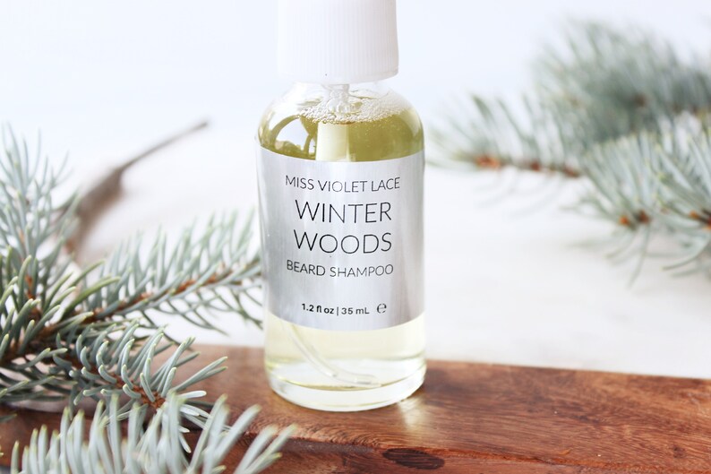 Woodsy Beard Shampoo Natural Face Wash for Men 100 Etsy