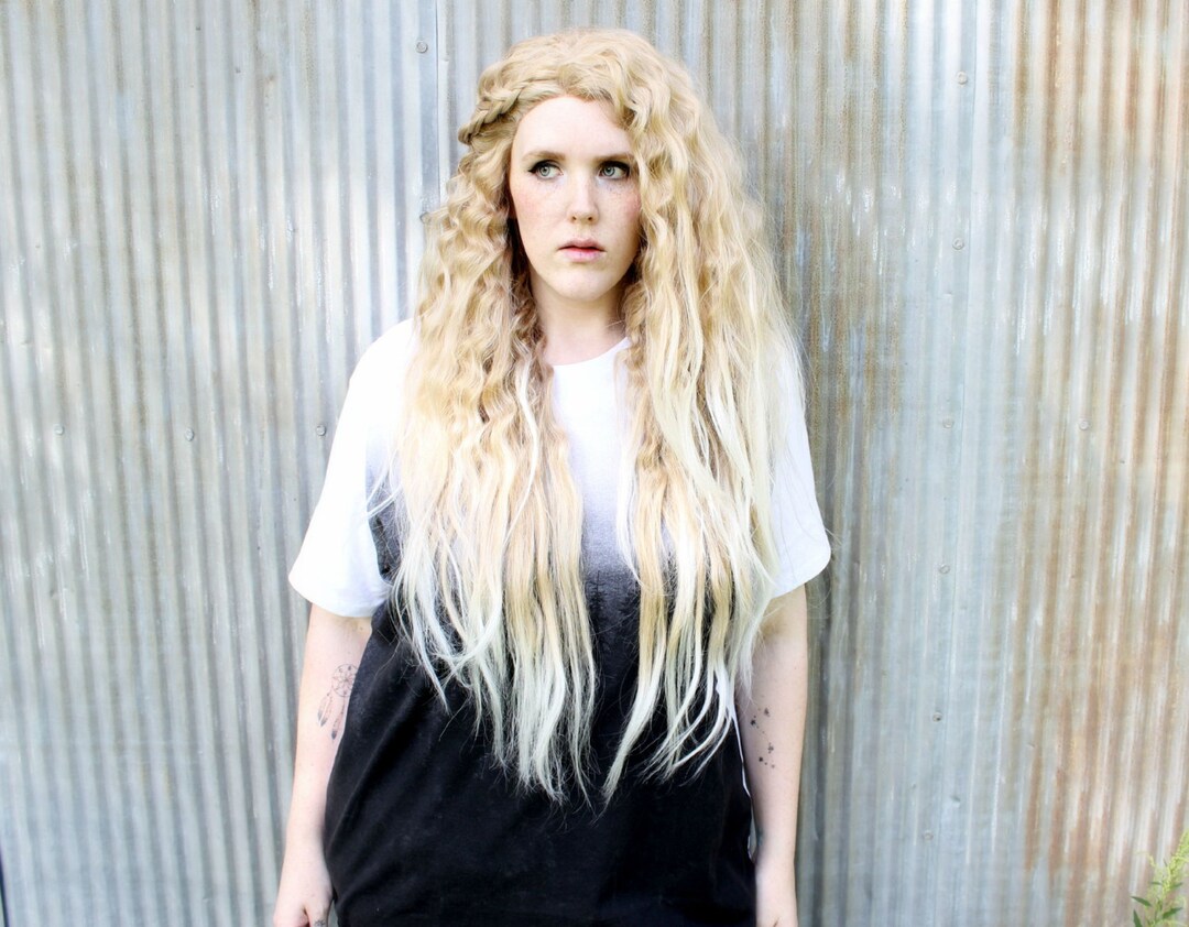 Lace Front Blonde Wig · Ombre Beachy Boho Festival Hair 