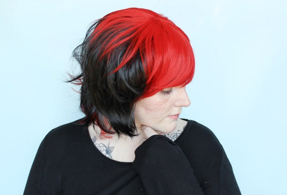 short red scene hair