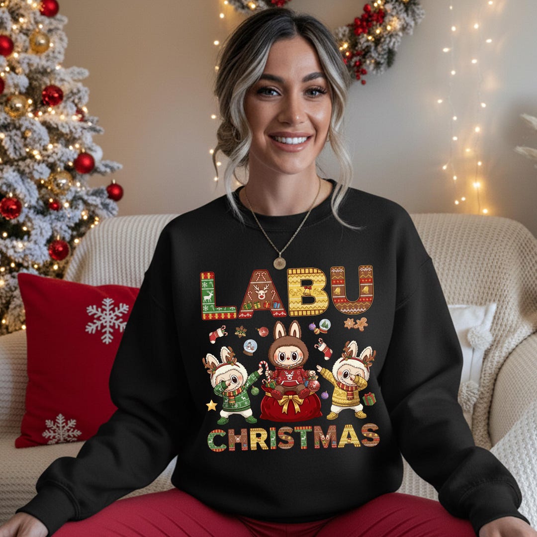 Labu Us Labu Christmas Cute Christmas Monster PNG Bundle, Kawaii Holiday ...