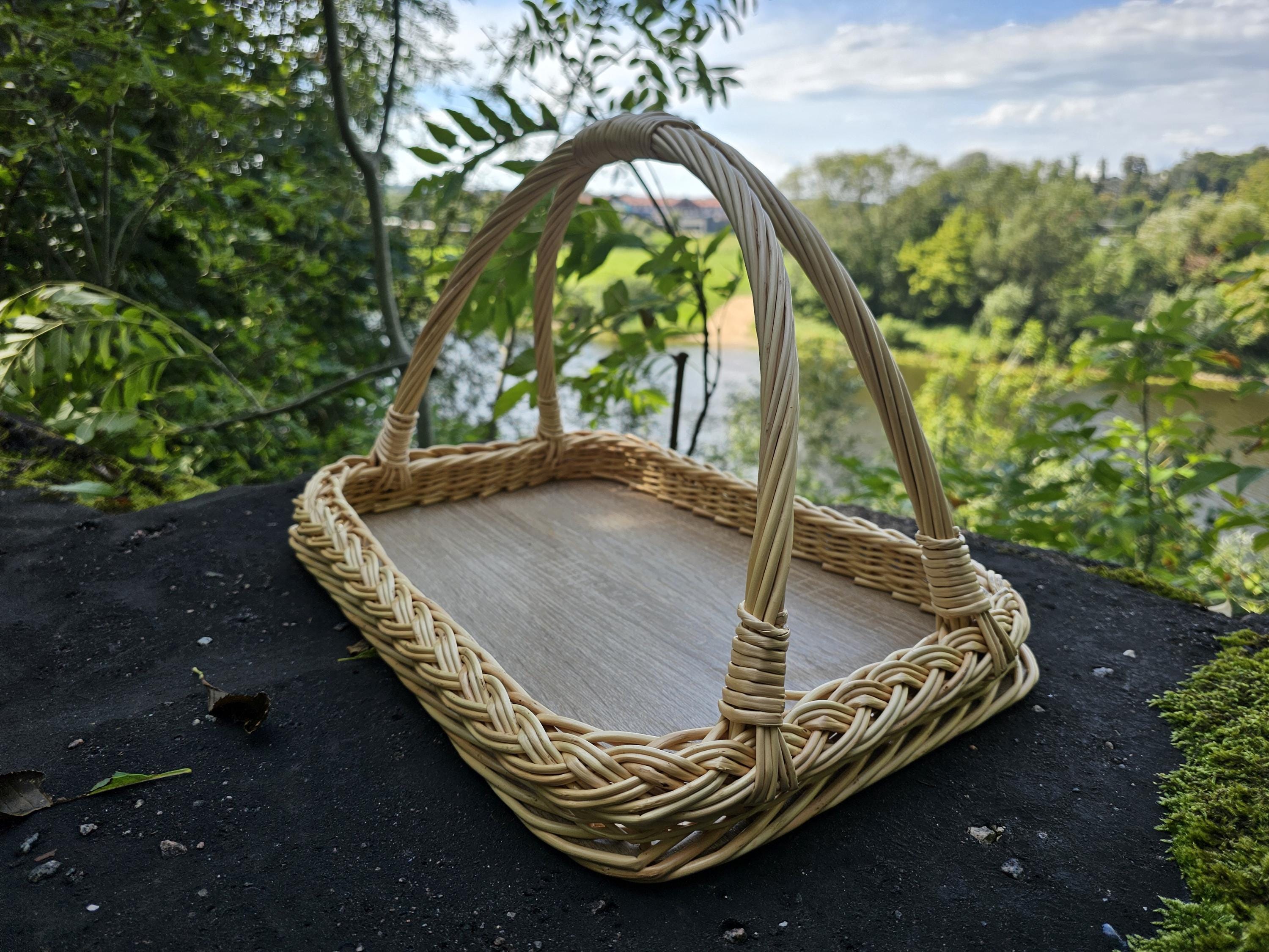 Carrying handle tray