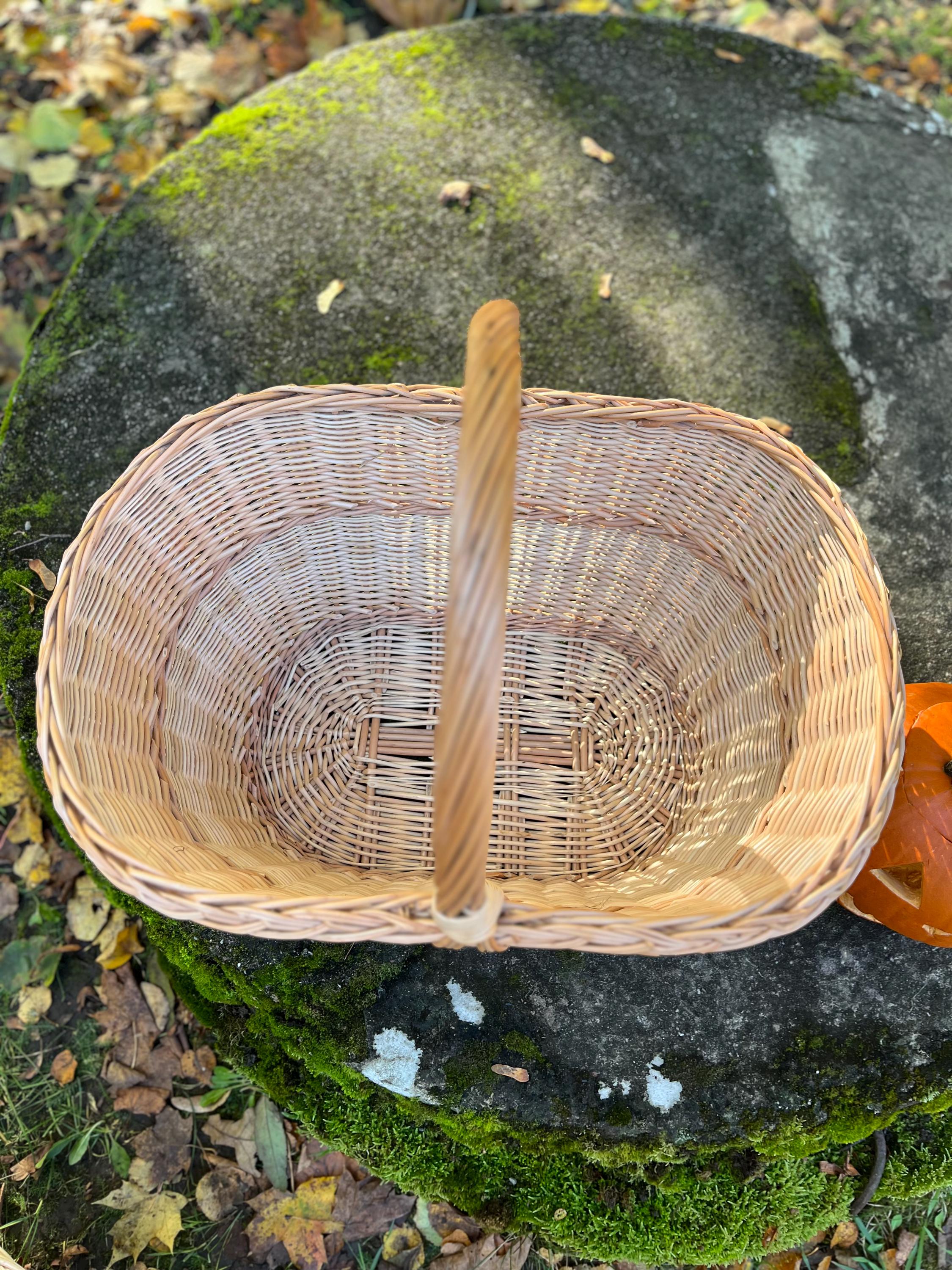 大きな装飾用籐バスケット – 手編みのナチュラルな収納＆ホーム 