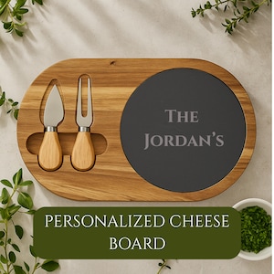 Personalized Charcuterie Board, Cutting Board, Hostess Gift for Couple, Home Gift, Wedding Gift, Housewarming Gift Engraved Engagement Gift