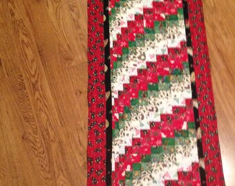 Christmas Table Runner: Holiday Bears, Festive Decor (22" x 54")