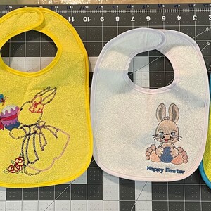 Easter baby bibs, Custom made bibs