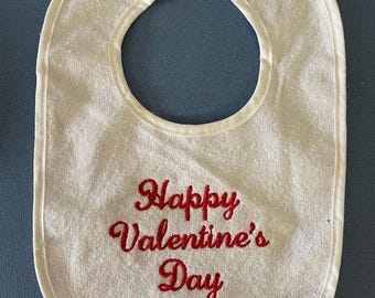 5 different Baby bibs. Seasonal,  Halloween, Father's Day Mother's day