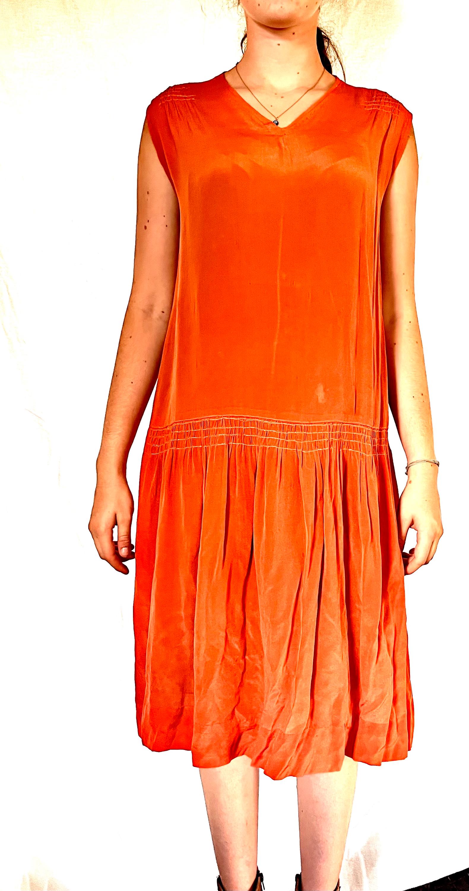 Antique 1920s Drop Waist Dress - Etsy UK