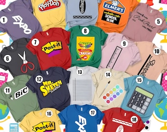 Teacher Halloween Costume Shirts, School Group Matching Tee