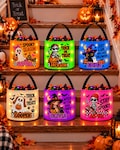 Custom LED Light Up Halloween Bucket, Personalized Trick or Treat Basket, Kids Candy Bag, Halloween Party Gift product logo