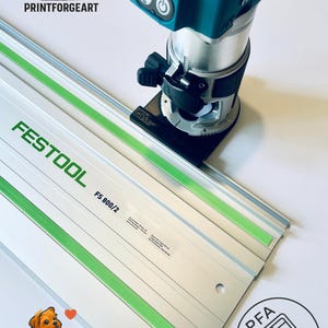 Makita Router Adapter for Festool Guild Rail - DRT50 RT0700 RT 0702-Made in UK