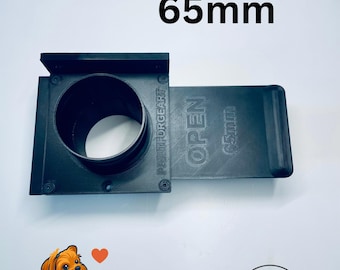 65mm Dust Extraction Blast Gate – Workshop Vacuum Hose Connector | Woodworking Dust Collector Valve